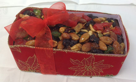 $25 for a 'Grandma's Recipe' Christmas Cake with Icing or Nut Toppings & Gift Wrap (value up to $45.95)