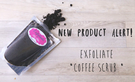 $18 for 300g of a Coffee Exfoliating Face & Body Scrub incl. Nationwide Delivery (value up to $29.95)