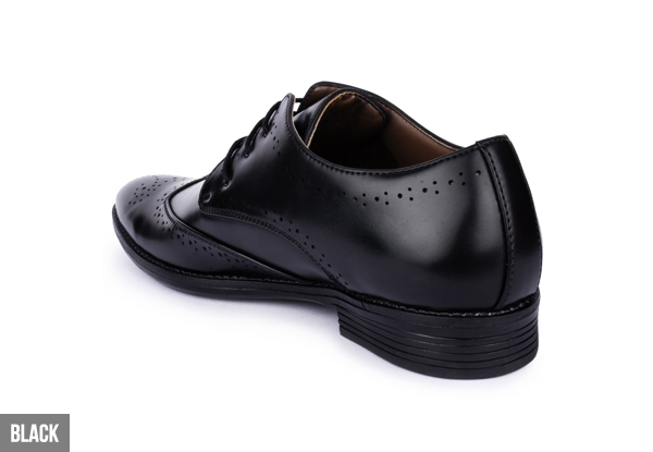 $58 for a Pair of Men's Brogue Shoes – Available in Three Colours
