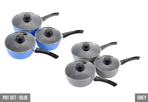 From $39 for Domus Compello Marble Stone Cookware - Various Options & Colours with Free Shipping (value up to 593.85)