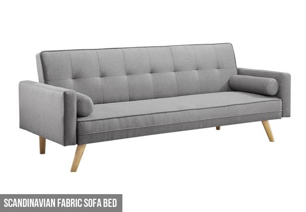 $379 for a Scandinavian Fabric Sofa Bed