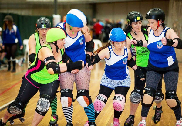 $20 for Two Adult Tickets, $30 for a Family Pass, or $5 for a Kids' Ticket to Otautahi Roller Derby League vs Kapiti Coast Derby Collective