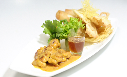 $59 for a Chef's Selection Three-Course Thai Dinner for Two People