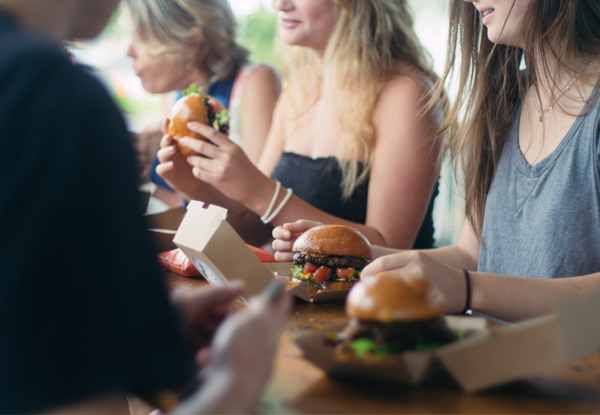 $22 for Two Burgers & Two Hand-Cut Agria Fries (value $36)
