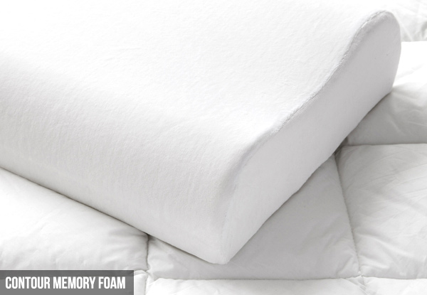 $49.95 for a Canningvale Contour Memory Foam Pillow incl. Nationwide Delivery (value $142.95)