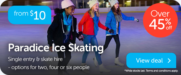 Paradice Ice Skating - single entry and skate hire
