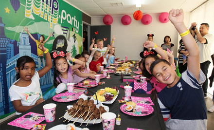 From $195 for a JUMP Birthday Party Package incl. Jump Time, Private Room & Snacks – Options for up to 20 Kids