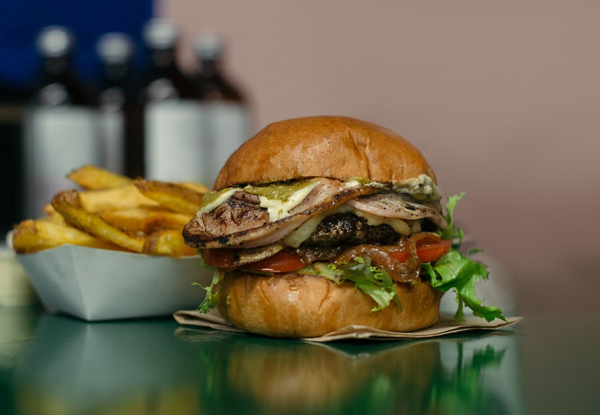 $22 for Two Burgers & Two Hand-Cut Agria Fries (value $36)