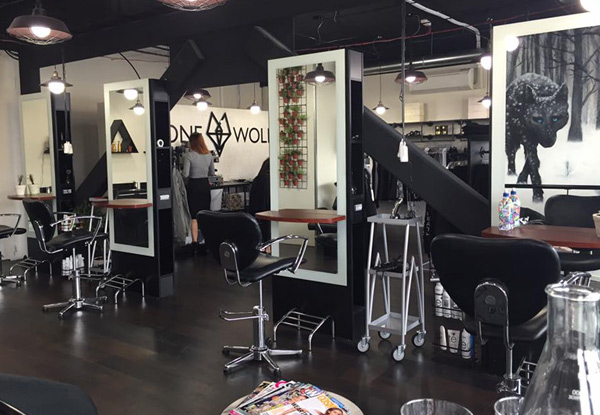 $59 for a Shampoo, Cut / ReStyle, Head Massage & Finish with a Barista Made Coffee and a $40 Clothing Voucher