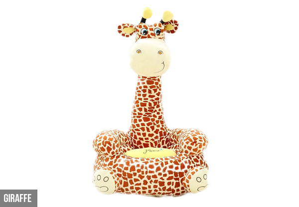 From $26.90 for a Kids' Animal Armchair Available in Four Styles