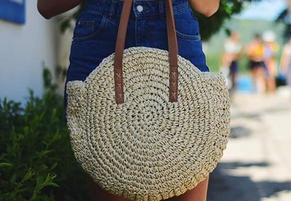 Women's Straw Bag - Two Colours Available