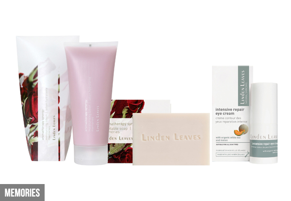 $49.99 for a Three-Piece Linden Leaves Nourishing Skincare Set - Four Fragrances Available (Value $94.97)