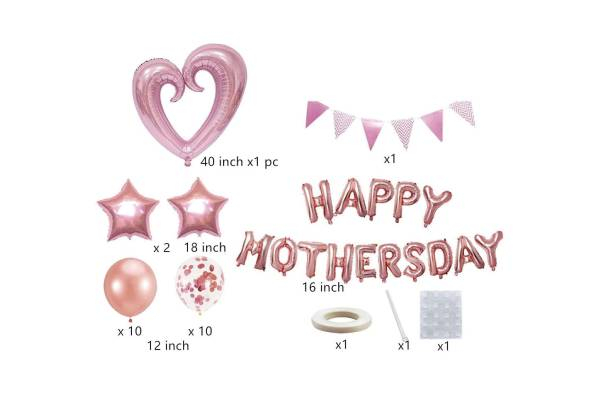 Happy Mother's Day Foil Balloons - Two Colours Available