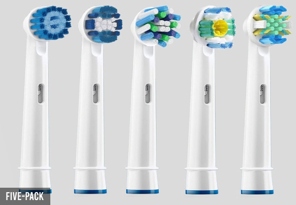 Replacement Toothbrush Heads Compatible with Oral B - Two Options Available
