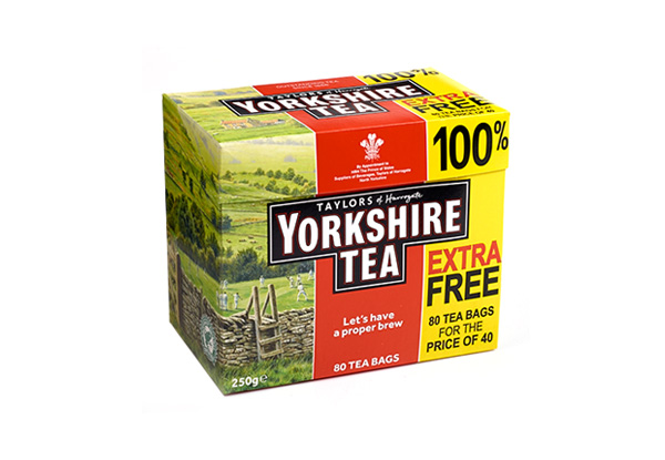 $29.99 for Five 250g Boxes of Yorkshire Tea