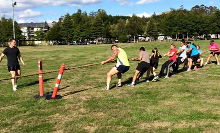$50 for One Person or $99 for Two People for 12 Military Style Bootcamp Sessions - Tuesdays & Thursdays at 6.00am  (value up to $400)
