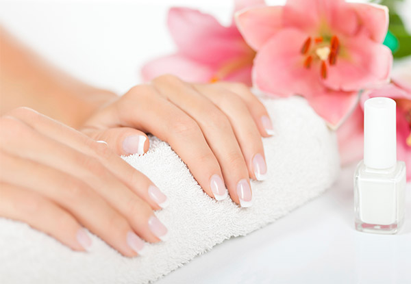 $40 for a Deluxe Manicure with Shellac Polish, $50 for a Deluxe Manicure with French Polish, or $85 for a Facial & Eyeworks Pamper Package