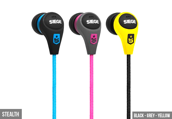 From $9 for a Range of Seige Audio Earbuds or Earphones with Free Shipping (value up to $131.95)