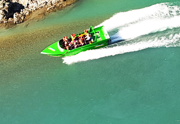 $39 for a Child Ride on the Waiau River Canyons Jet Boat or $55 for an Adult Ride (value up to $125)