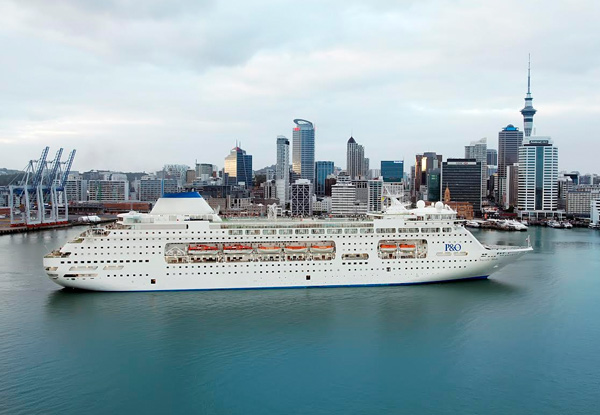 From $2,059 for a Nine-Night Return South Pacific Cruise for Two People aboard P&O Pacific Pearl Departing from Auckland incl. All Main Meals, Entertainment, Activities & More – Option for Four People Available