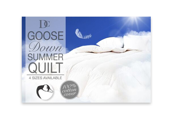 $79 for a Goose Feather Queen Sized Duvet Inner with Free Shipping (value $284.90)