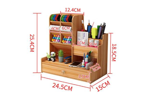 Wooden Desk Organiser - Two Options Available