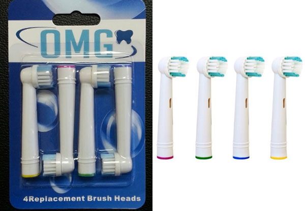 $23 for a 16-Pack of Toothbrush Heads Compatiable with Oral B or $40 for a 32-Pack with Free Shipping