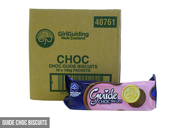 From $52.50 for a Case of GirlGuiding NZ Guide Biscuits - Three Options Available