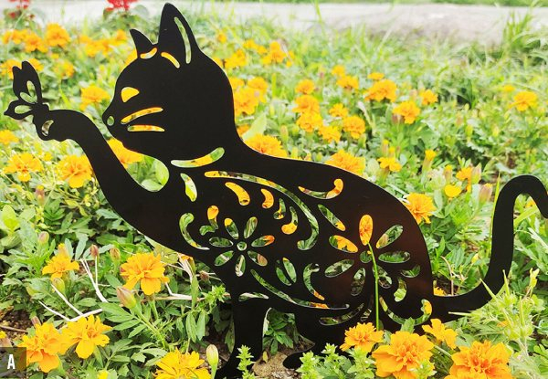 Cat Garden Art - Option for Two-Pack