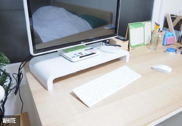 $29 for a CUBICS Modular Computer Monitor Stand – Two Colours Available
