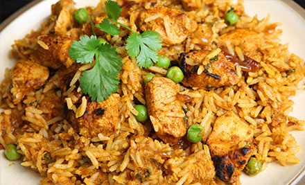 $20 for Two Biryanis & Two Soft Drinks – Valid for Takeaway Only (value up to $44)