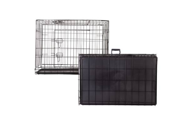4Paws Wire Dog Cage Incl. Black Tray - Three Sizes Available