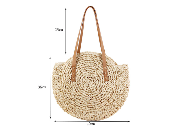 Women's Straw Bag - Two Colours Available
