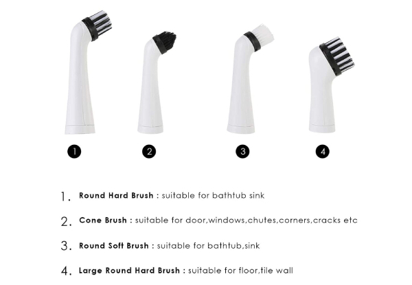 Handheld Electric Cleaning Brush Scrubber