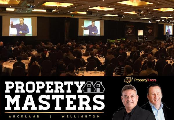 $29 for Two Tickets to 'Property Masters’ property investment event on 2nd October in Wellington incl. $75 GrabOne Credit & Six Bonus Gifts (value up to $1,292)