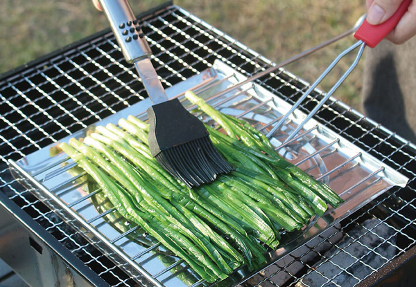 Stainless Steel Grilling Basket - Option for Two-Pack