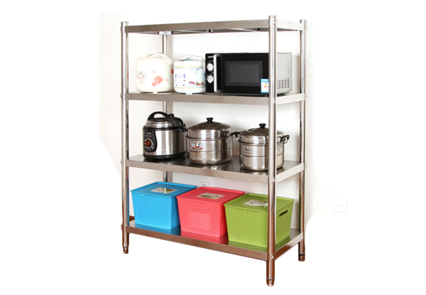 $199 for a Four-Tier Stainless Steel Shelving Unit