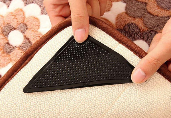 $9 for a Four-Piece Reusable Rug Anti-Slip Pack