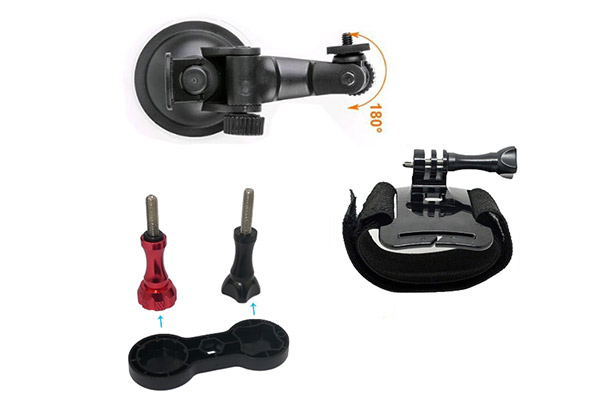 $23 for a 15-Piece Action Camera Accessories Kit – Compatible with GoPro