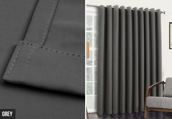 From $45 for a High-Density Blockout Curtain (235gsm Fabric) in a Variety of Sizes & Colours