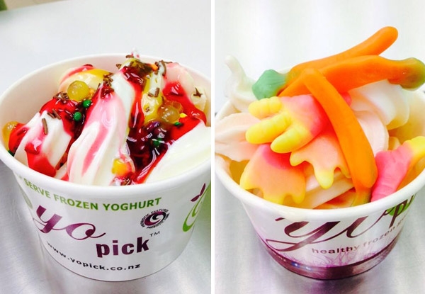 $4 for an $8 Frozen Yoghurt Voucher – Choose Your Own Toppings