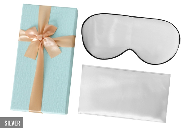 DreamZ Mulberry Pillow Case with Eye Mask Set - Eight Colours Available