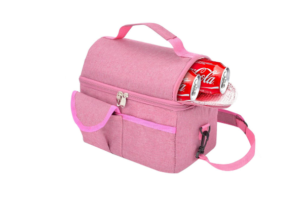 Thermal Lunch Bag with Shoulder Strap - Available in Three Colours & Option for Two-Pack