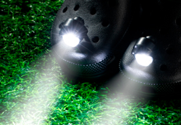 Shoe USB Light Charm with Three Lighting Modes & Compatible with Crocs  - Available in Two Colours