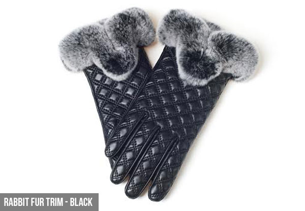 From $85 for a Pair of UGG Tiffany Sheepskin Gloves with Fur Trim - Various Colours