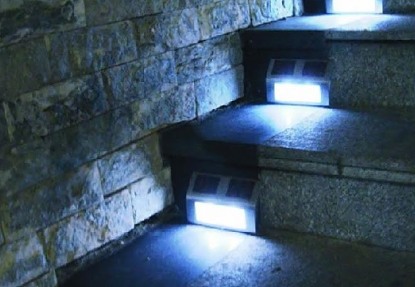 $16.90 for a Pack of Three Solar Powered LED Path Lights or $32.90 for a Pack of Six