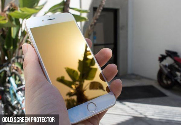 $19.99 for a Gold or Platinum Tempered Glass Screen Protector for iPhone 6/6s (value $39.99)