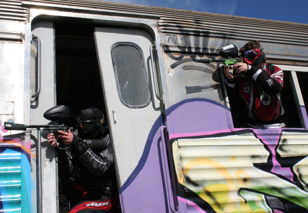 $35 for Two Child Grunt Packs incl. Two Entries, Gear & 400 Paintballs (value up to $70)