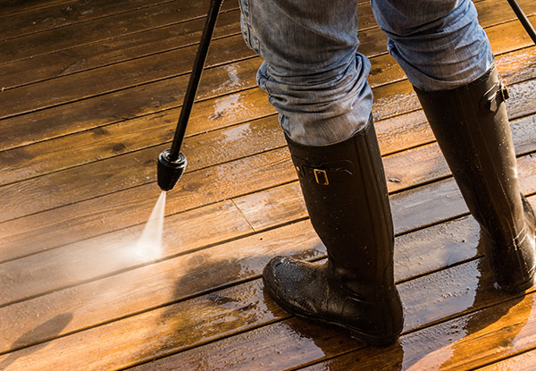 $49 for 50m² of Deck or Driveway Waterblasting – Options for up to 200m² Available