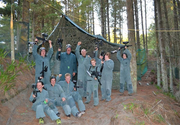 $27 for Two Hours of Night Game Paintball incl. Equipment, Full Head Gear & 100 Paintballs (value up to $55)